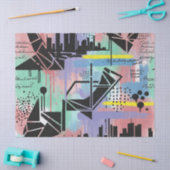Colorful Urban Graffiti Pattern (11) Tissuepapier (Craft)