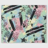 Colorful Urban Graffiti Pattern (12) Cadeaupapier (Vlak)