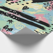 Colorful Urban Graffiti Pattern (12) Cadeaupapier (Hoek)