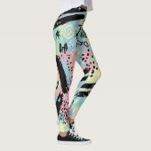 Colorful Urban Graffiti Pattern (12) Leggings (Rechts)