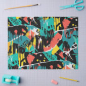 Colorful Urban Graffiti Pattern (13) Tissuepapier (Craft)