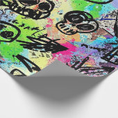 Colorful Urban Graffiti Pattern (1) Cadeaupapier (Hoek)