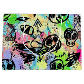 Colorful Urban Graffiti Pattern (1) Groot Cadeauzakje (Voorkant)