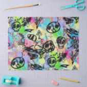 Colorful Urban Graffiti Pattern (1) Tissuepapier (Craft)