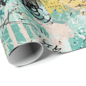 Colorful Urban Graffiti Pattern (2) Cadeaupapier (Rol Hoek)