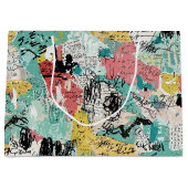 Colorful Urban Graffiti Pattern (2) Groot Cadeauzakje (Voorkant)