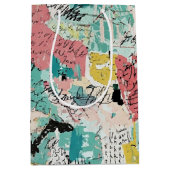 Colorful Urban Graffiti Pattern (2) Medium Cadeauzakje (Voorkant)