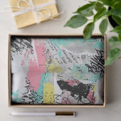 Colorful Urban Graffiti Pattern (3) Tissuepapier (Geschenk)