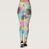 Colorful Urban Graffiti Pattern (4) Leggings (Achterkant)