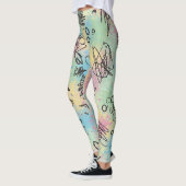 Colorful Urban Graffiti Pattern (4) Leggings (Links)