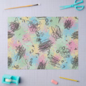 Colorful Urban Graffiti Pattern (4) Tissuepapier (Craft)