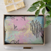 Colorful Urban Graffiti Pattern (4) Tissuepapier (Geschenk)