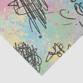 Colorful Urban Graffiti Pattern (4) Tissuepapier (Detail)