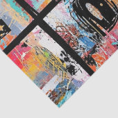 Colorful Urban Graffiti Pattern (5) Tissuepapier (Detail)