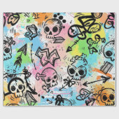 Colorful Urban Graffiti Pattern (6) Cadeaupapier (Vlak)