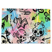 Colorful Urban Graffiti Pattern (6) Groot Cadeauzakje (Achterkant)