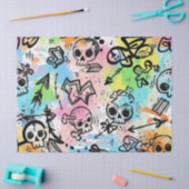 Colorful Urban Graffiti Pattern (6) Tissuepapier (Craft)