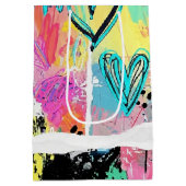 Colorful Urban Graffiti Pattern (7) Medium Cadeauzakje (Achterkant)