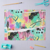 Colorful Urban Graffiti Pattern (7) Tissuepapier (Craft)