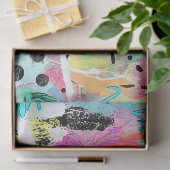 Colorful Urban Graffiti Pattern (7) Tissuepapier (Geschenk)