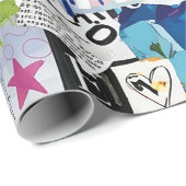 Colorful Urban Graffiti Pattern (8) Cadeaupapier (Rol Hoek)