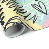 Colorful Urban Graffiti Pattern (9) Cadeaupapier (Rol Hoek)