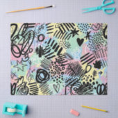 Colorful Urban Graffiti Pattern (9) Tissuepapier (Craft)