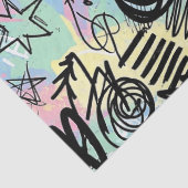 Colorful Urban Graffiti Pattern (9) Tissuepapier (Detail)