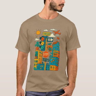 Colorful Urban Jungle T-shirt