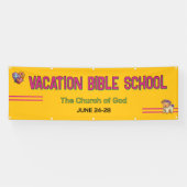 Colorful Vacation Bible School Church Banner (Horizontaal)