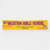Colorful Vacation Bible School Church Banner (Horizontaal)