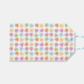 Colorful Valentijn Snoep Hearts Placemat Holiday Cadeaulabel (Voorkant (Horizontaal))