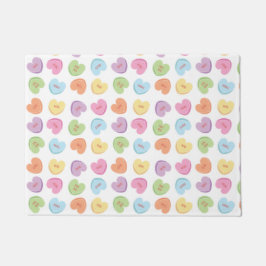 Colorful Valentijn Snoep Hearts Placemat Holiday Deurmat