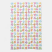 Colorful Valentijn Snoep Hearts Placemat Holiday Theedoek (Verticaal)