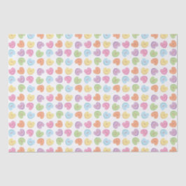 Colorful Valentijn Snoep Hearts Placemat Holiday Tissuepapier