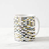 Colorful valentine Vibes Art Nouveau Pattern  Koffiemok (Voorkant rechts)