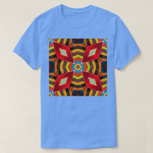 Colorful Vase Abstract Geometrical Pattern T-shirt (Design voorkant)