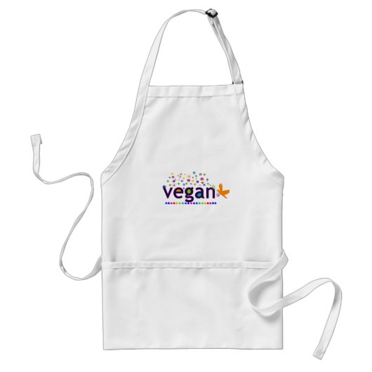 Colorful Vegan Standaard Schort (Voorkant)