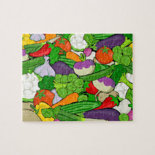 Colorful Veggies Legpuzzel