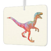 Colorful Velociraptor Psychedelic Dinosaur Art Luchtverfrisser (Links)