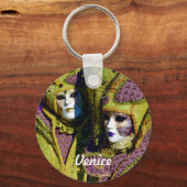 Colorful Venetian Couple Sleutelhanger (Voorkant)