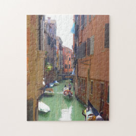 Colorful Venice Canal met gondola, Italië Legpuzzel