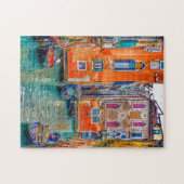 Colorful Venice Canals Gondola Legpuzzel (Horizontaal)