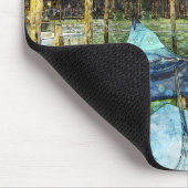 Colorful Venice Gondolas Painting Muismat (Hoek)