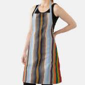 Colorful Vertical Stripes Of Fall And Winter  Schort (Insitu)