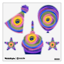 Colorful vibrant centering Watercolor Circles 