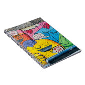 Colorful Vibrant Chicago Artwork Notitieboek (Rechterzijde)