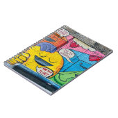 Colorful Vibrant Chicago Artwork Notitieboek (Linkerzijde)