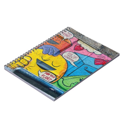 Colorful Vibrant Chicago Artwork Notitieboek (Linkerzijde)