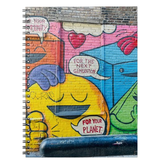 Colorful Vibrant Chicago Artwork Notitieboek (Voorkant)